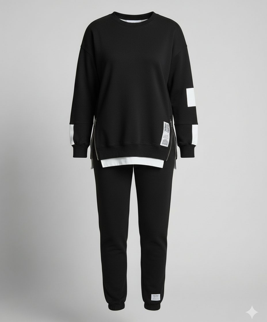 Sweatshirt- und Hosen-Set Damen
