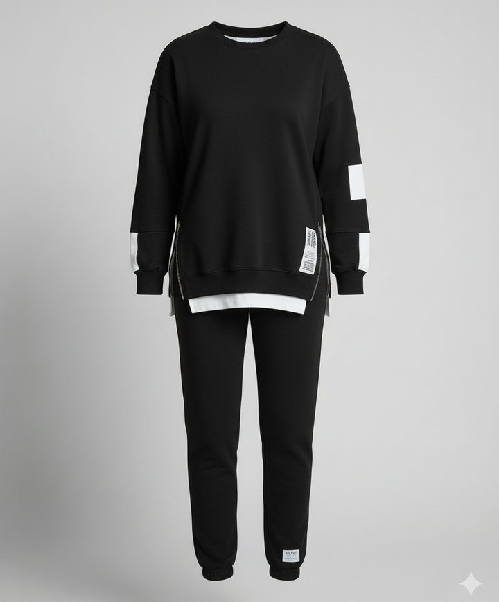 Sweatshirt- und Hosen-Set Damen
