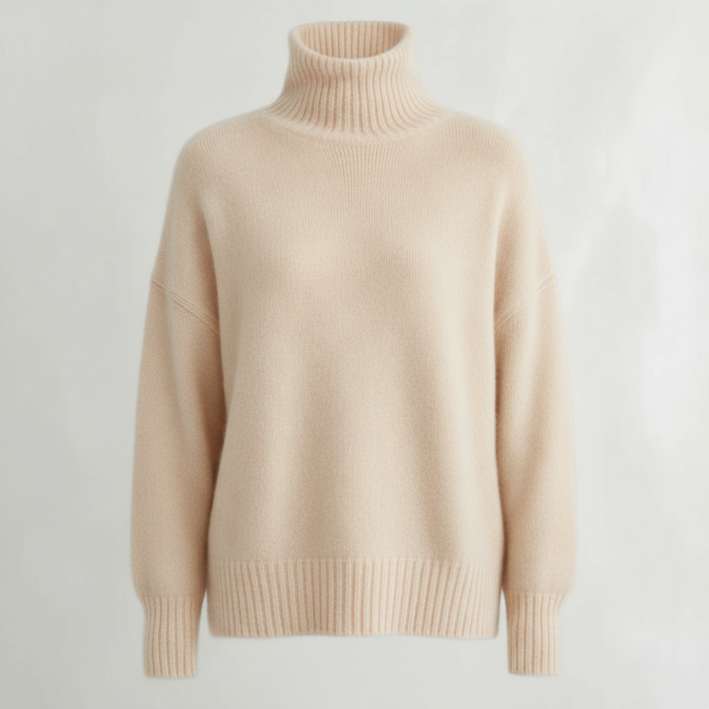 Rollkragenpullover Damen Komfort