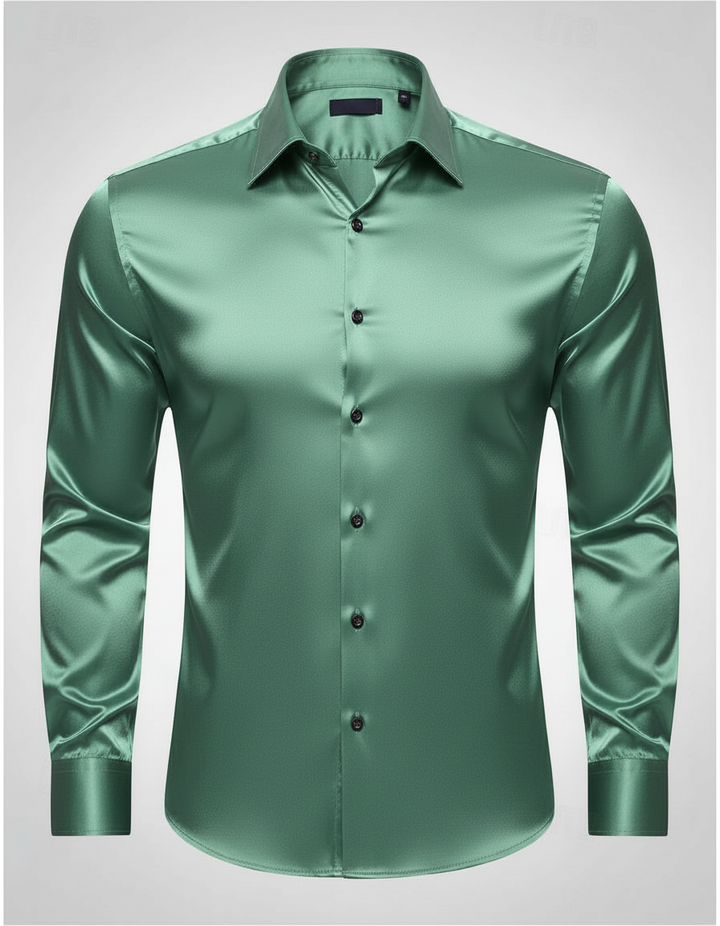 Elegantes Herren Seidenhemd
