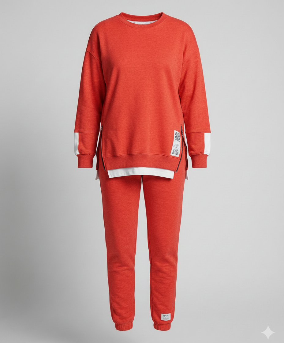 Sweatshirt- und Hosen-Set Damen