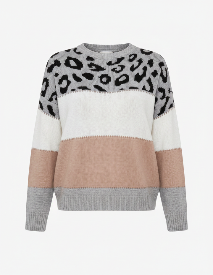 Trendiger Damen Pullover Druck