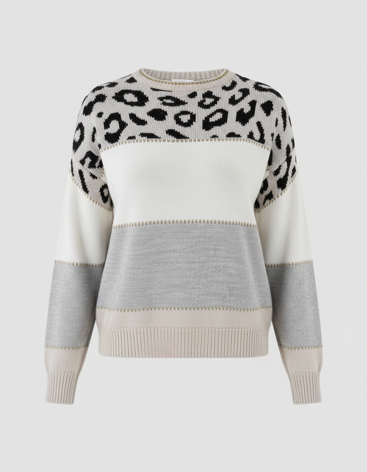 Trendiger Damen Pullover Druck