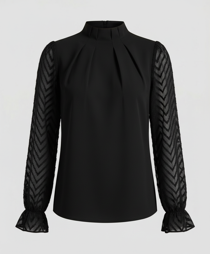 Elegantes Langarm Oberteil Damen