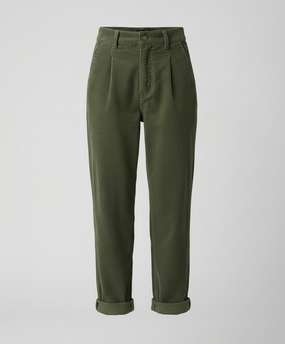 Lässige Komfort Cordhose Damen