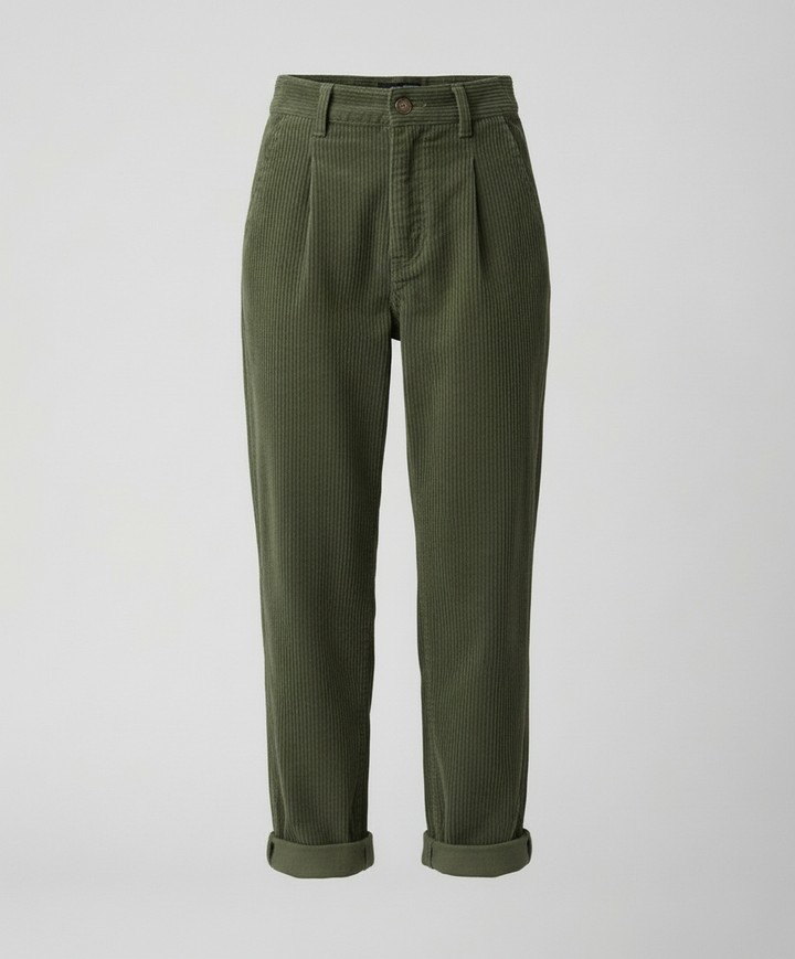 Lässige Komfort Cordhose Damen