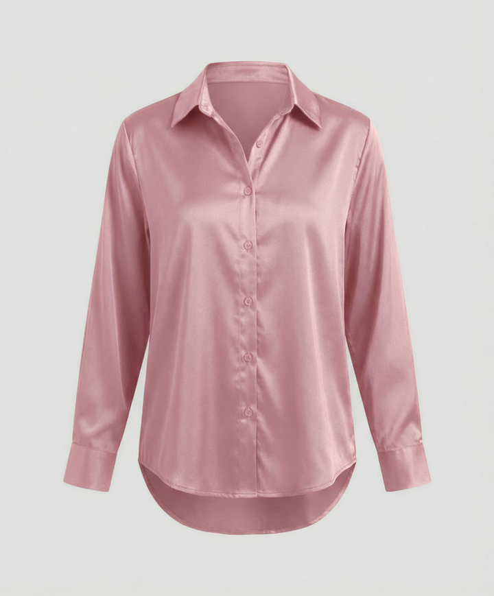Elegantes Langarmhemd Herren Stilvoll