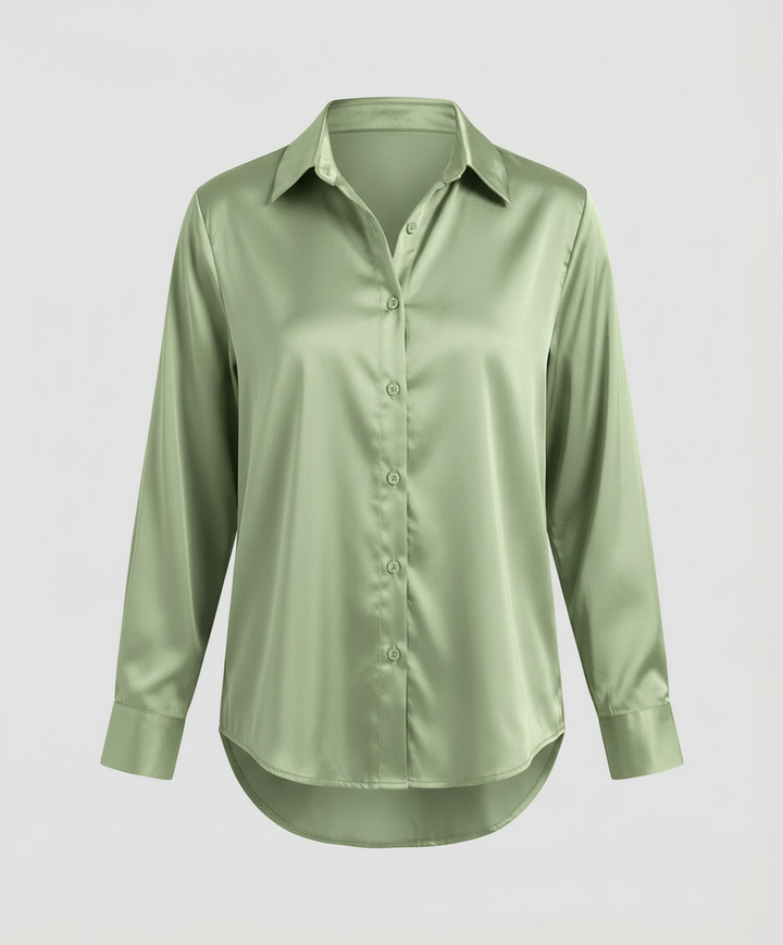 Elegantes Langarmhemd Herren Stilvoll
