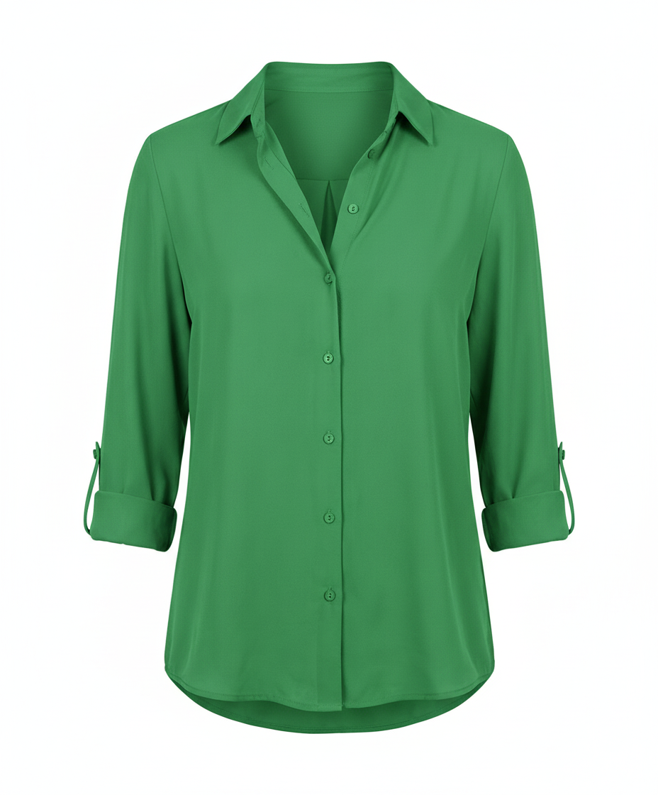 Elegante Damenbluse Langarm