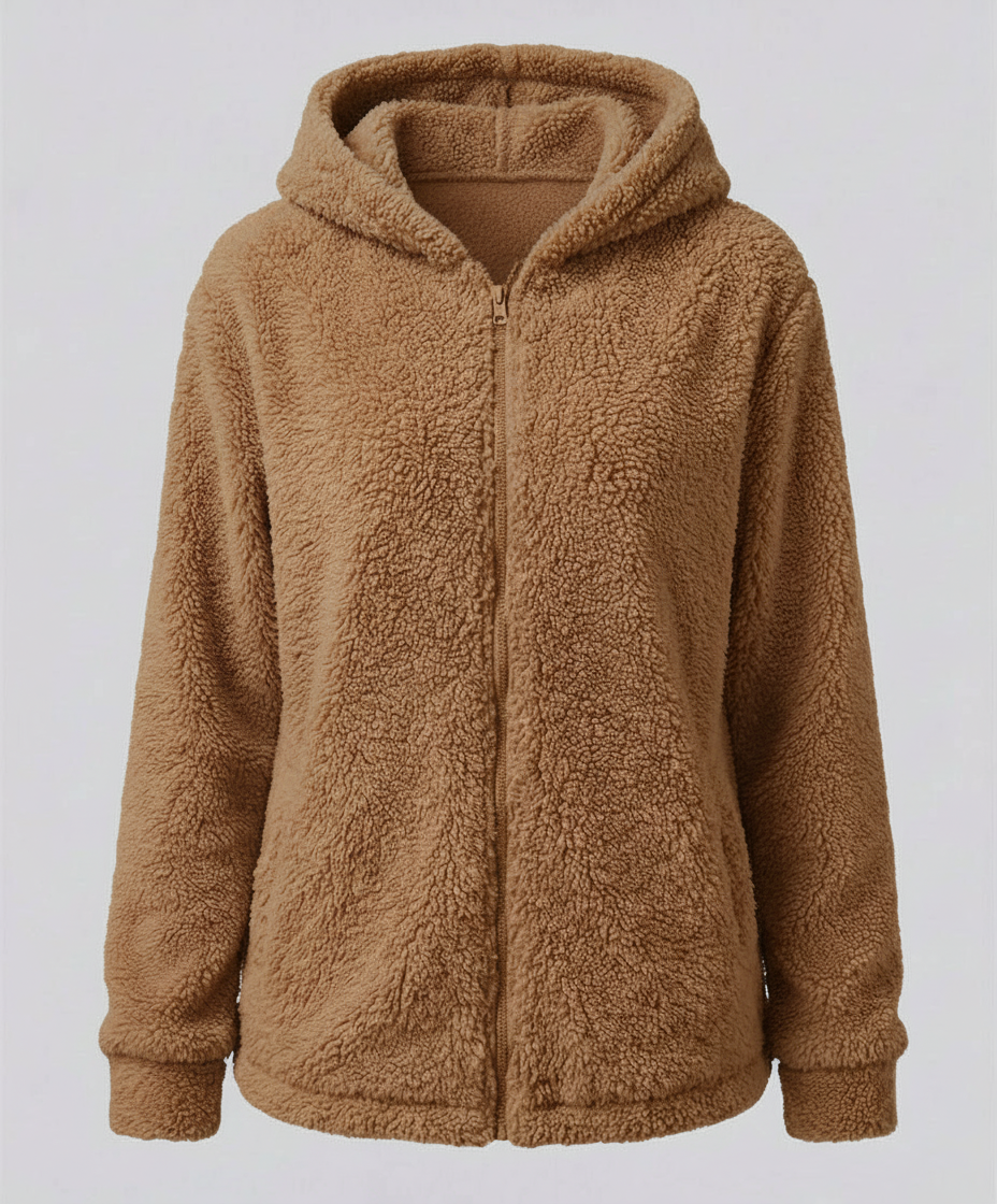 Teddy Fleecejacke Damen