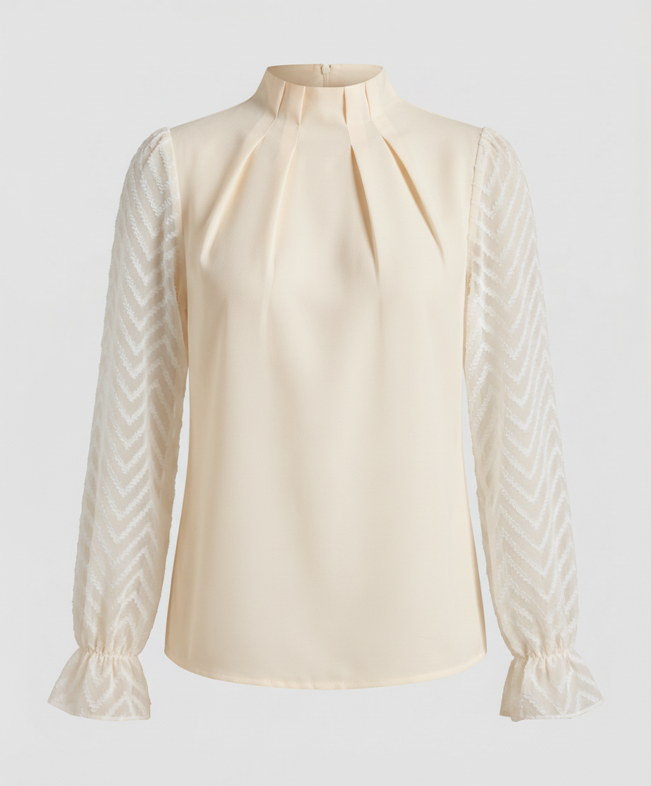Elegantes Langarm Oberteil Damen