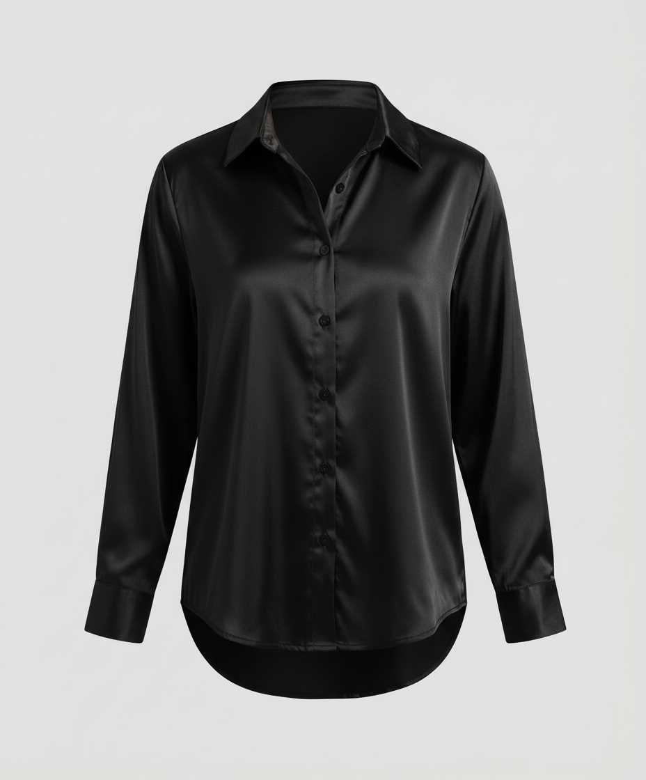 Elegantes Langarmhemd Herren Stilvoll