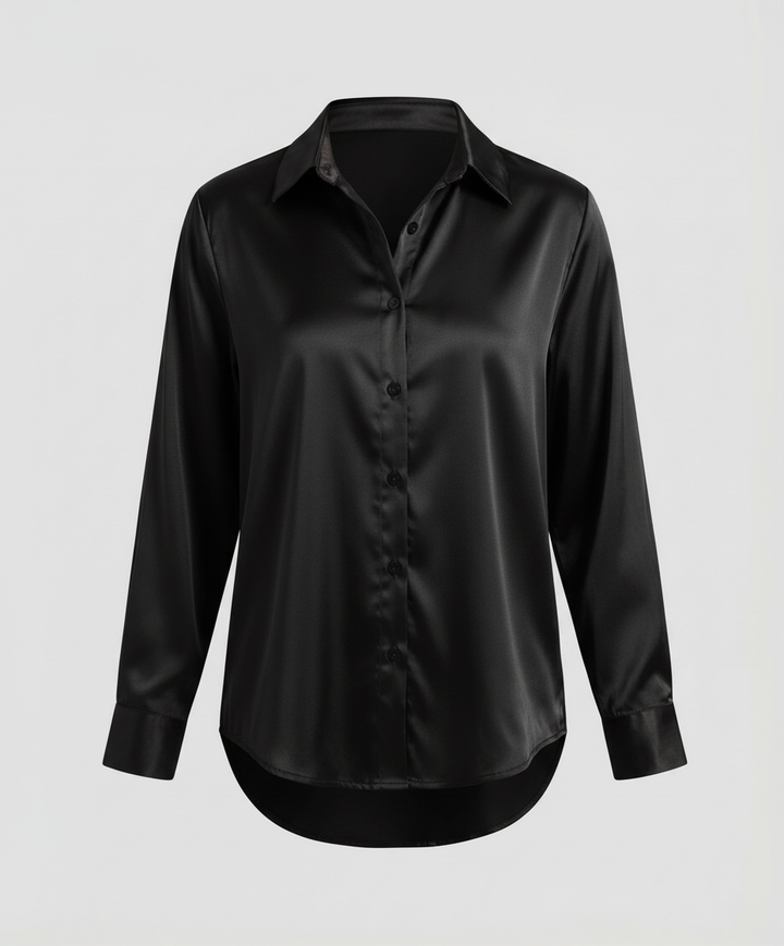 Elegantes Langarmhemd Herren Stilvoll