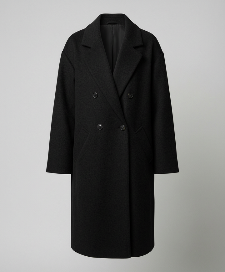 Eleganter Oversized Wollmantel Damen