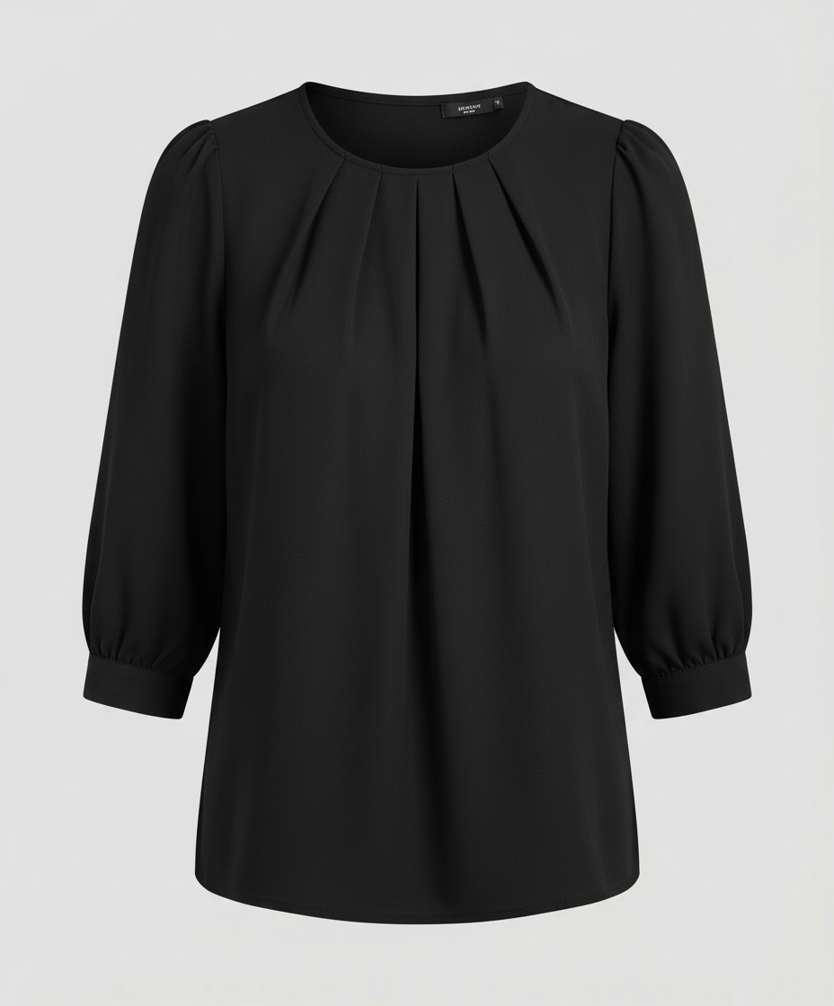 Elegante Satin Bluse Damen