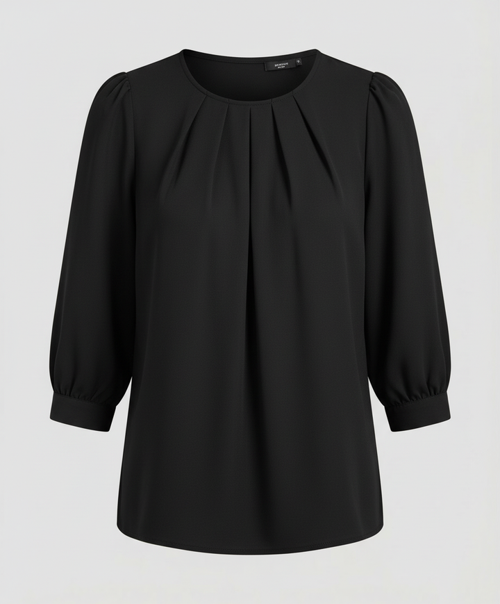 Elegante Satin Bluse Damen