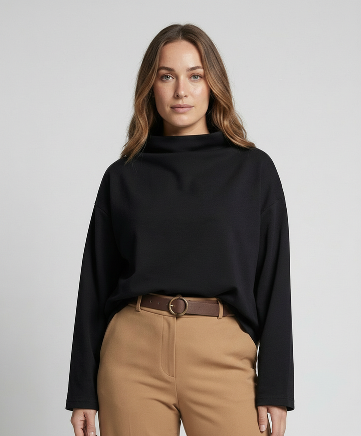 Oversize Rollkragenpullover Damen