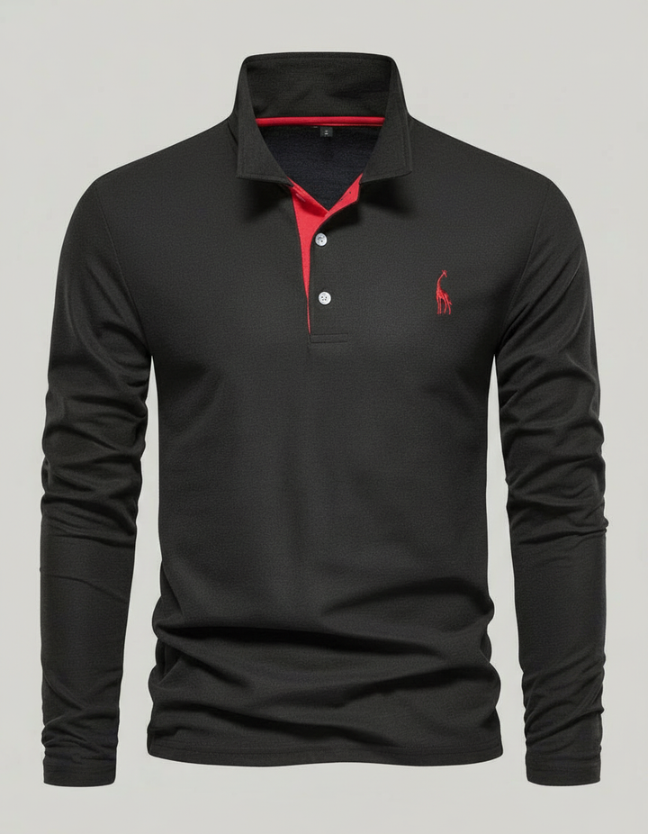 Atmungsaktives Baumwoll Poloshirt Herren