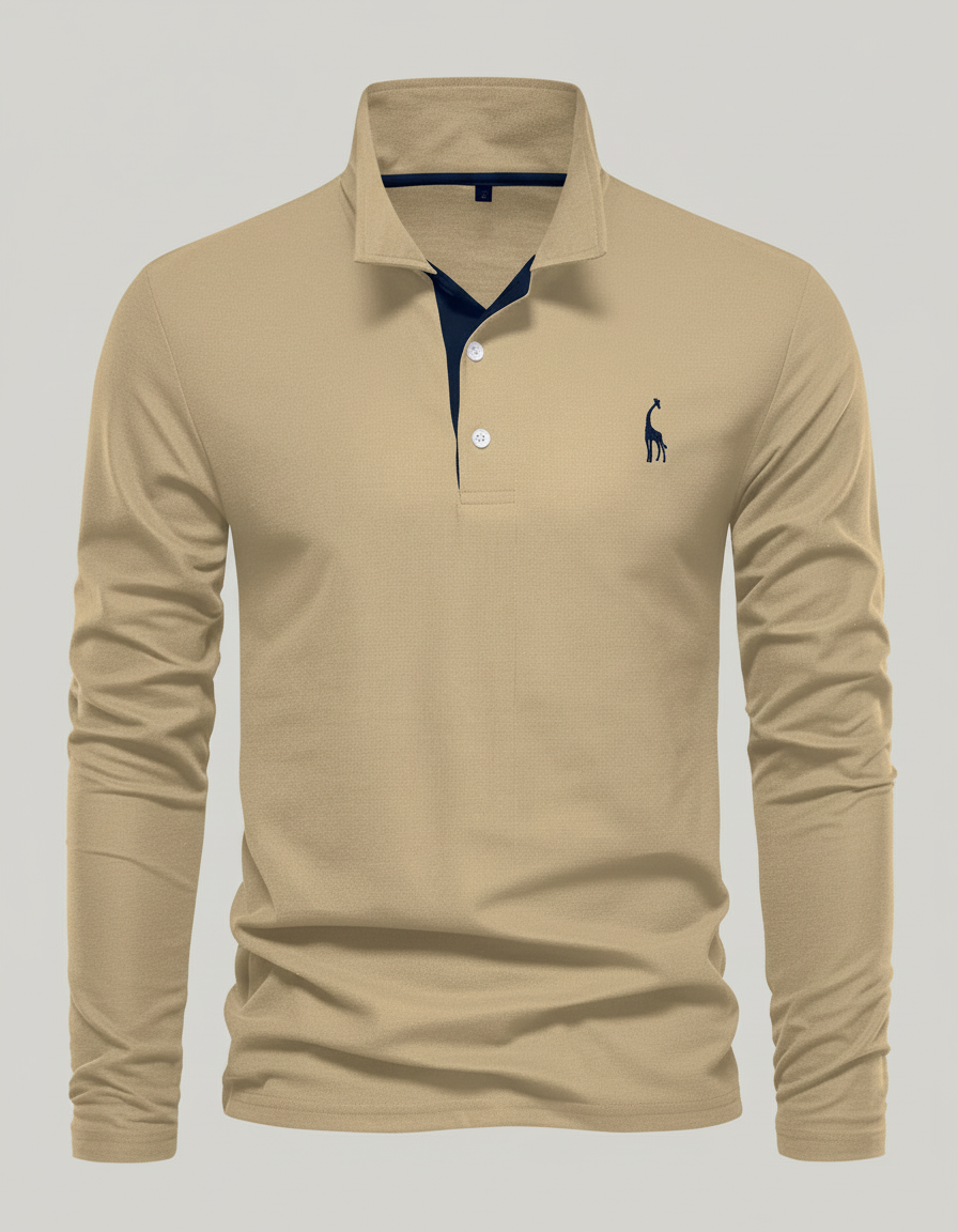 Atmungsaktives Baumwoll Poloshirt Herren