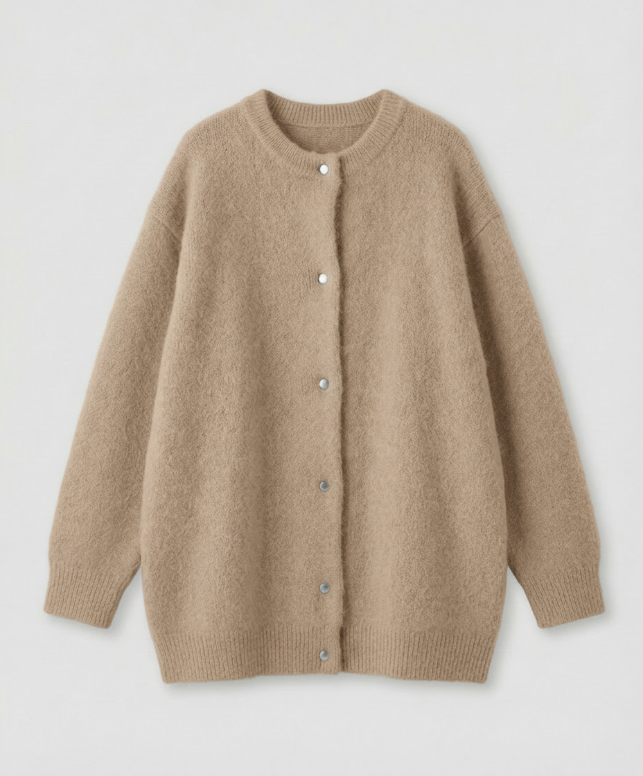 Elegante Feinstrickjacke Damen Komfort