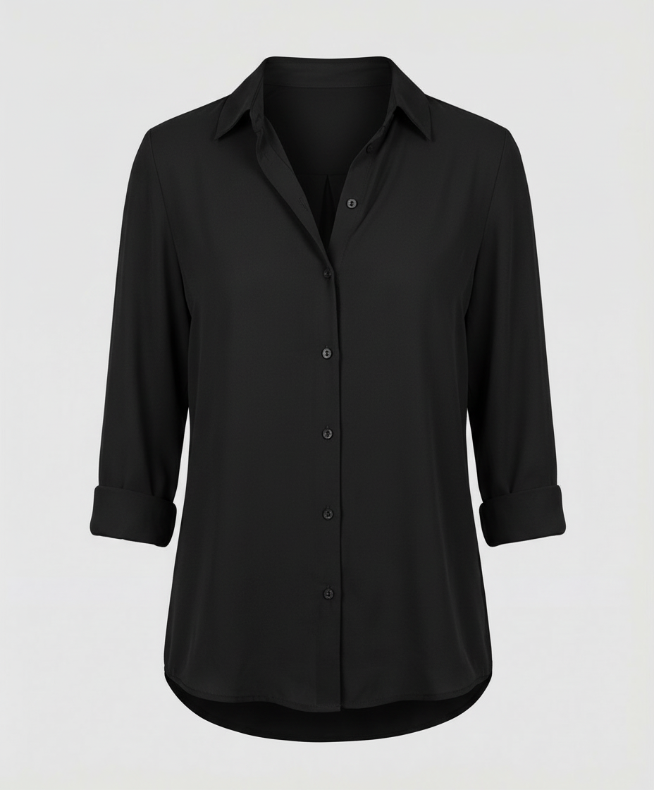 Elegante Damenbluse Langarm