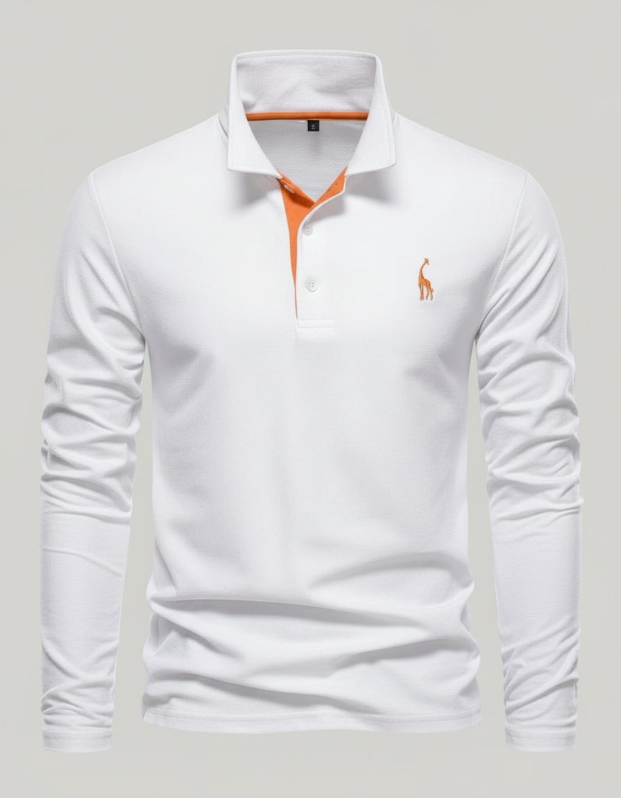 Atmungsaktives Baumwoll Poloshirt Herren