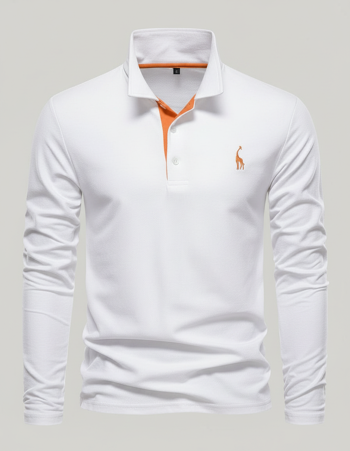 Atmungsaktives Baumwoll Poloshirt Herren