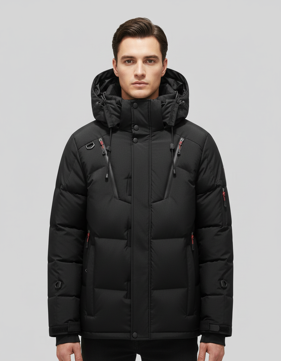 Elegante Premium Daunenjacke Herren