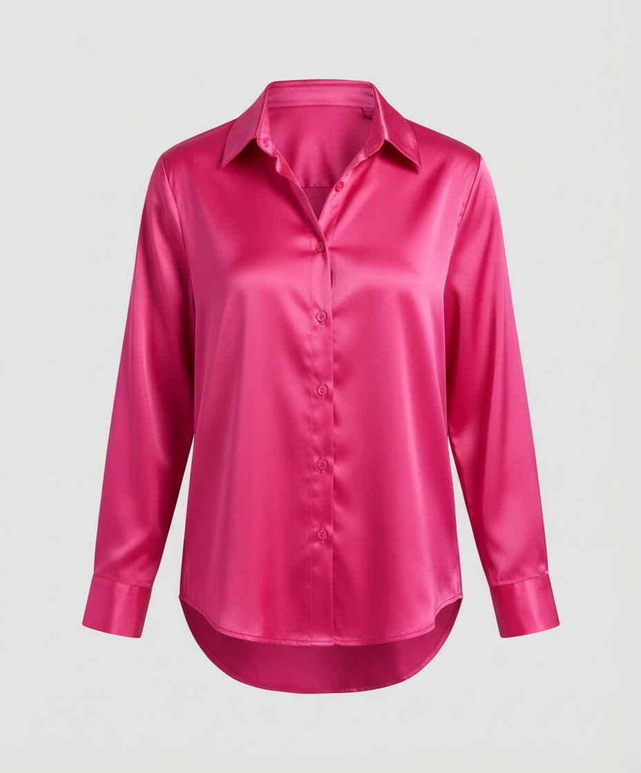 Elegantes Langarmhemd Herren Stilvoll