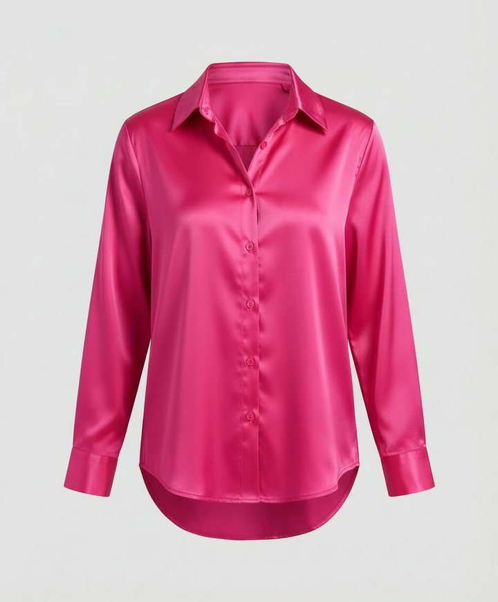 Elegantes Langarmhemd Herren Stilvoll