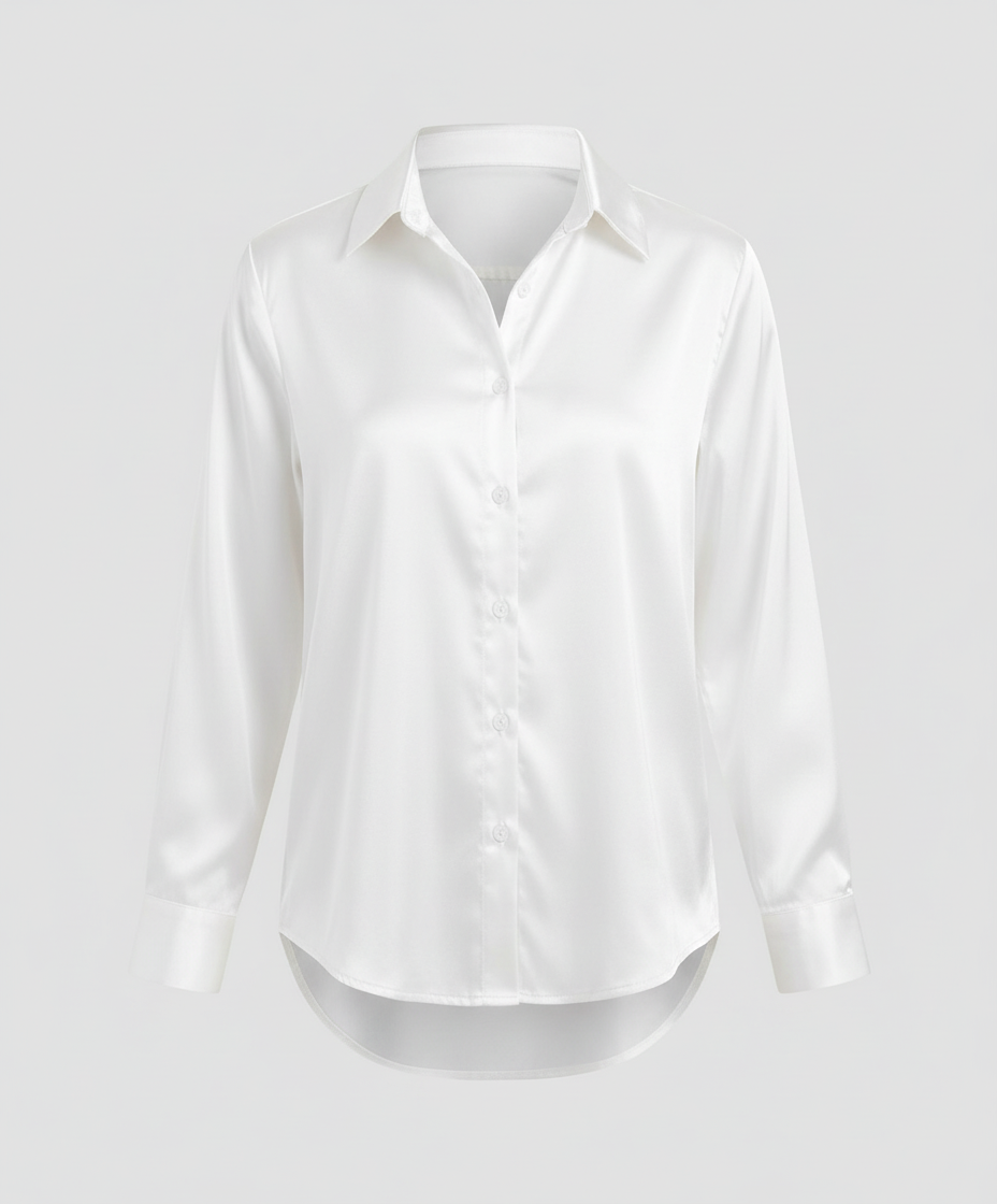 Elegantes Langarmhemd Herren Stilvoll