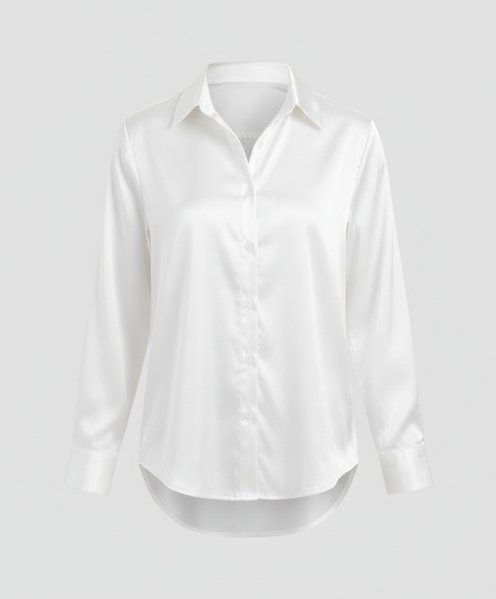 Elegantes Langarmhemd Herren Stilvoll