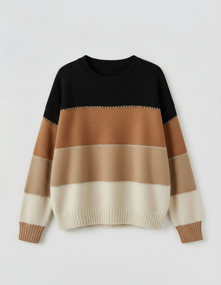 Gestreiftes Damen Sweatshirt