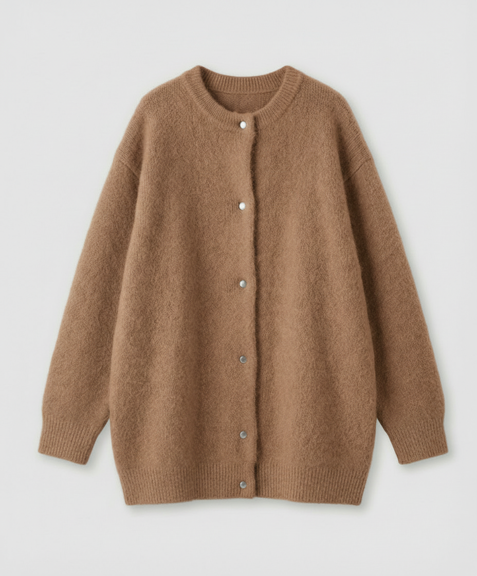 Elegante Feinstrickjacke Damen Komfort