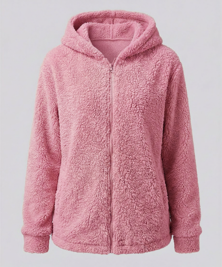 Teddy Fleecejacke Damen