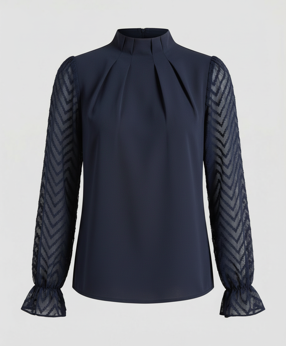 Elegantes Langarm Oberteil Damen