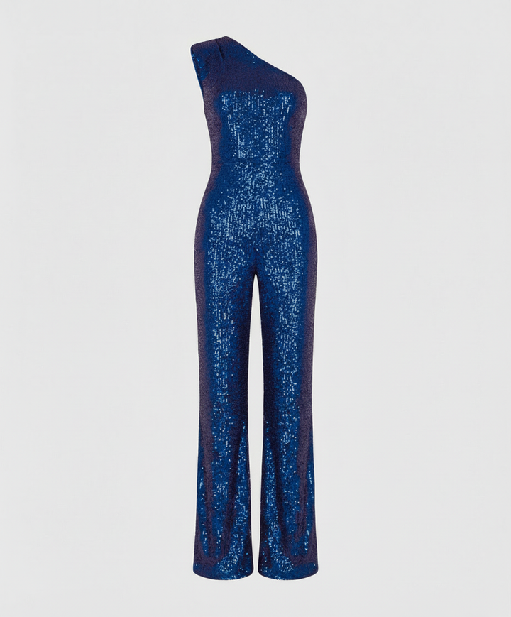 Moderner Pailletten Jumpsuit Damen