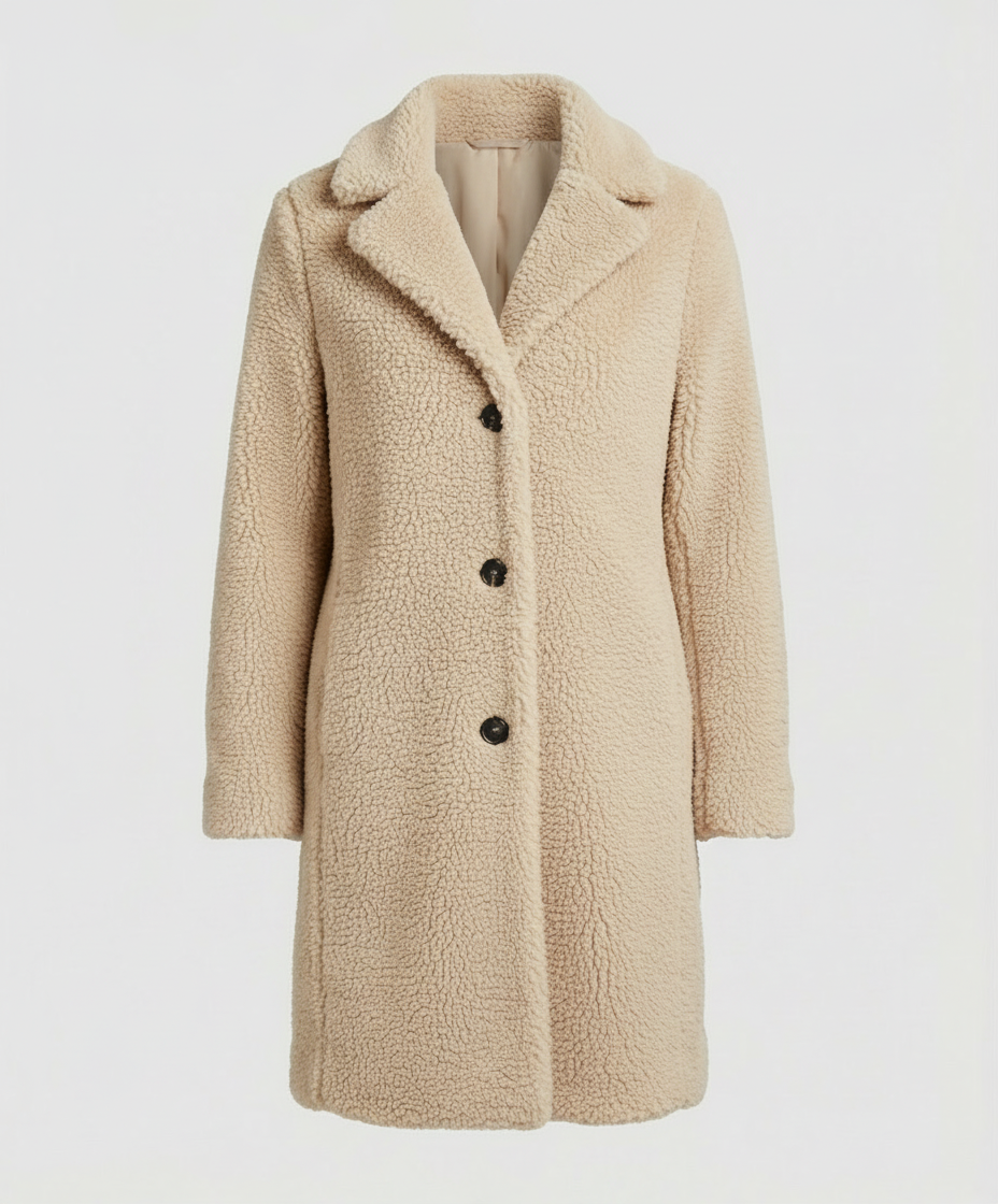 Kuschelige Teddy Jacke Damen