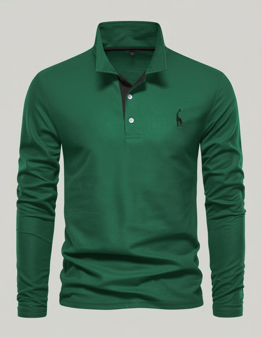 Atmungsaktives Baumwoll Poloshirt Herren
