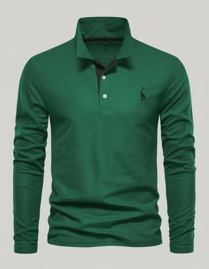 Atmungsaktives Baumwoll Poloshirt Herren