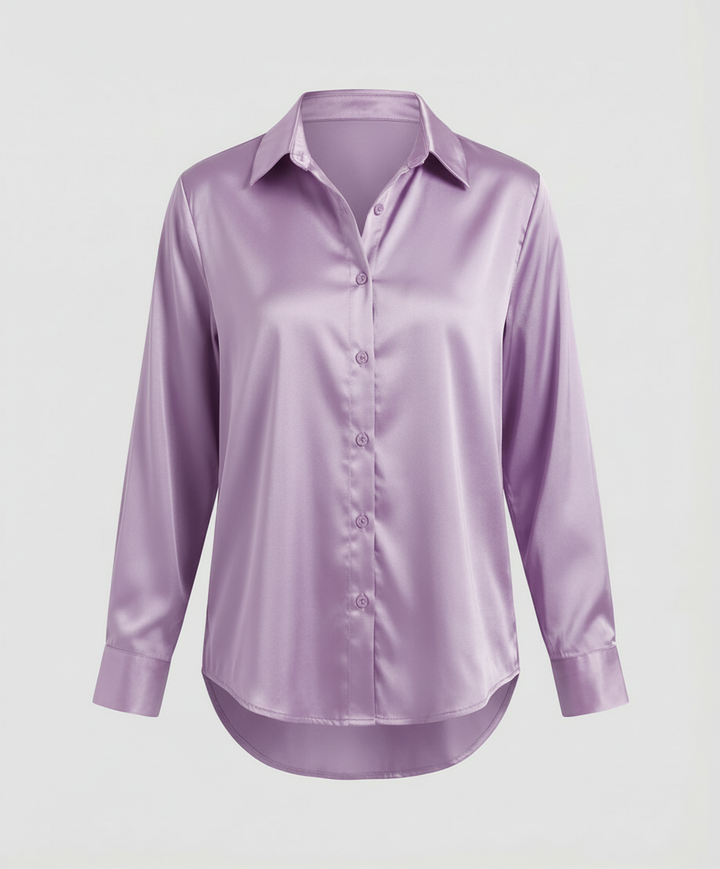 Elegantes Langarmhemd Herren Stilvoll