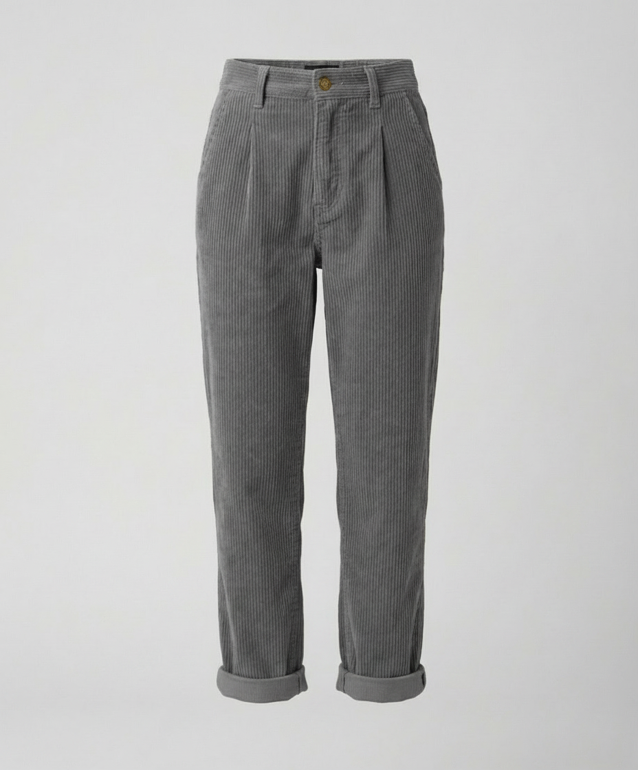 Lässige Komfort Cordhose Damen
