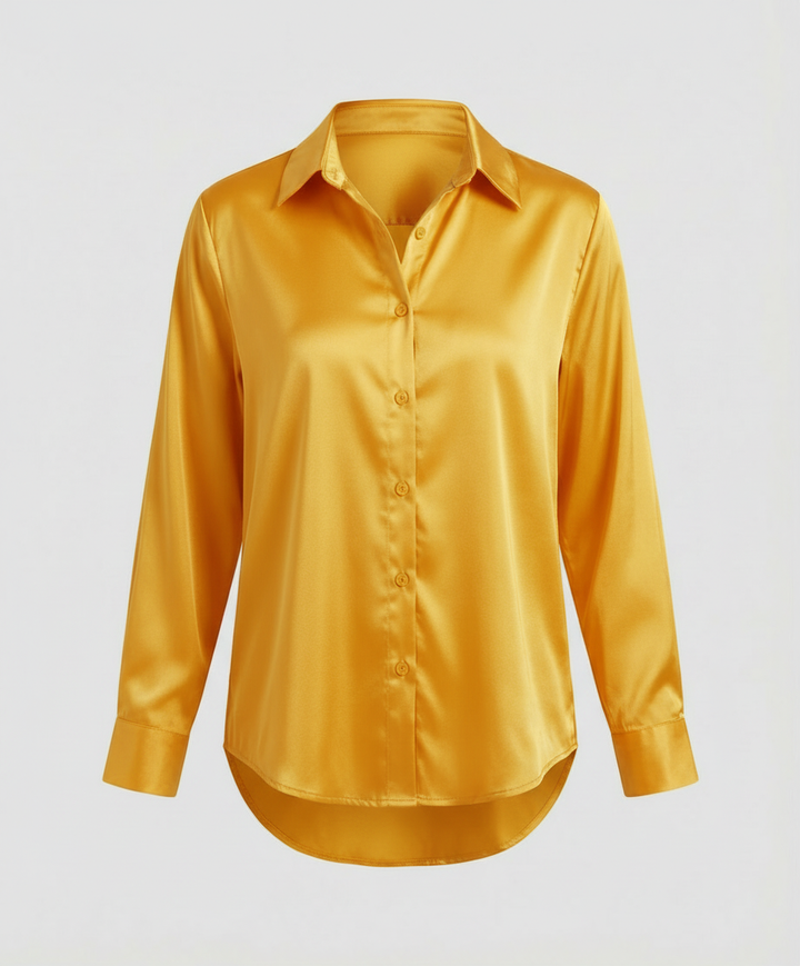 Elegantes Langarmhemd Herren Stilvoll