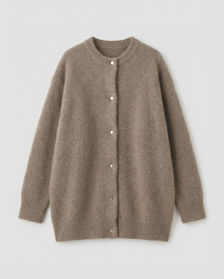Elegante Feinstrickjacke Damen Komfort