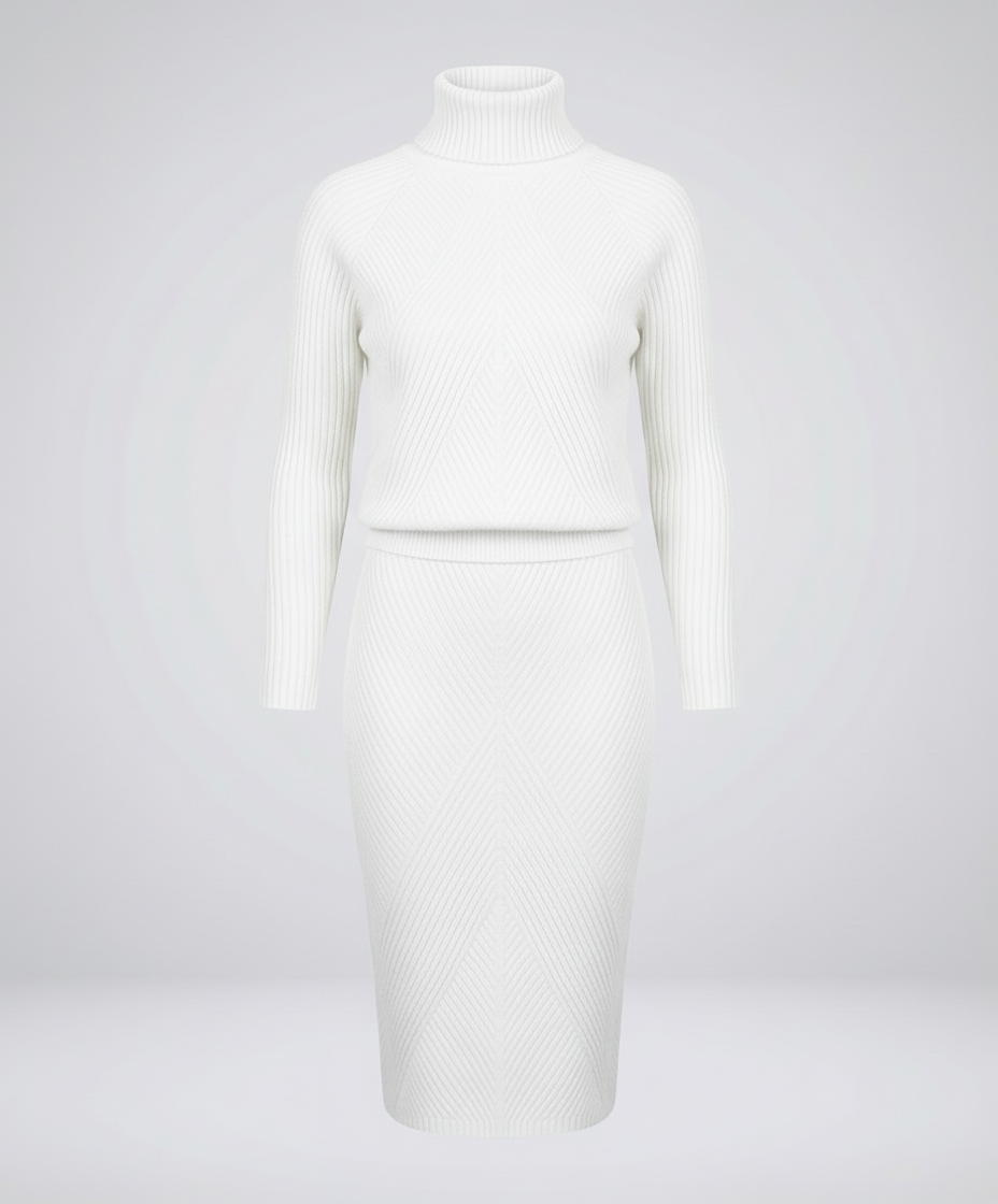 Gemütliches Strickkleid Damen