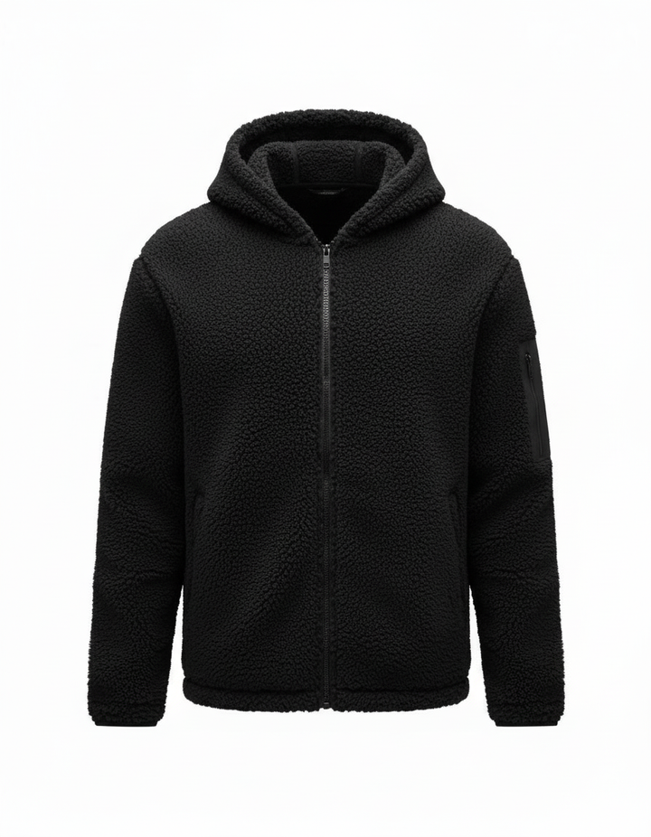 Schwere Fleece Winterjacke