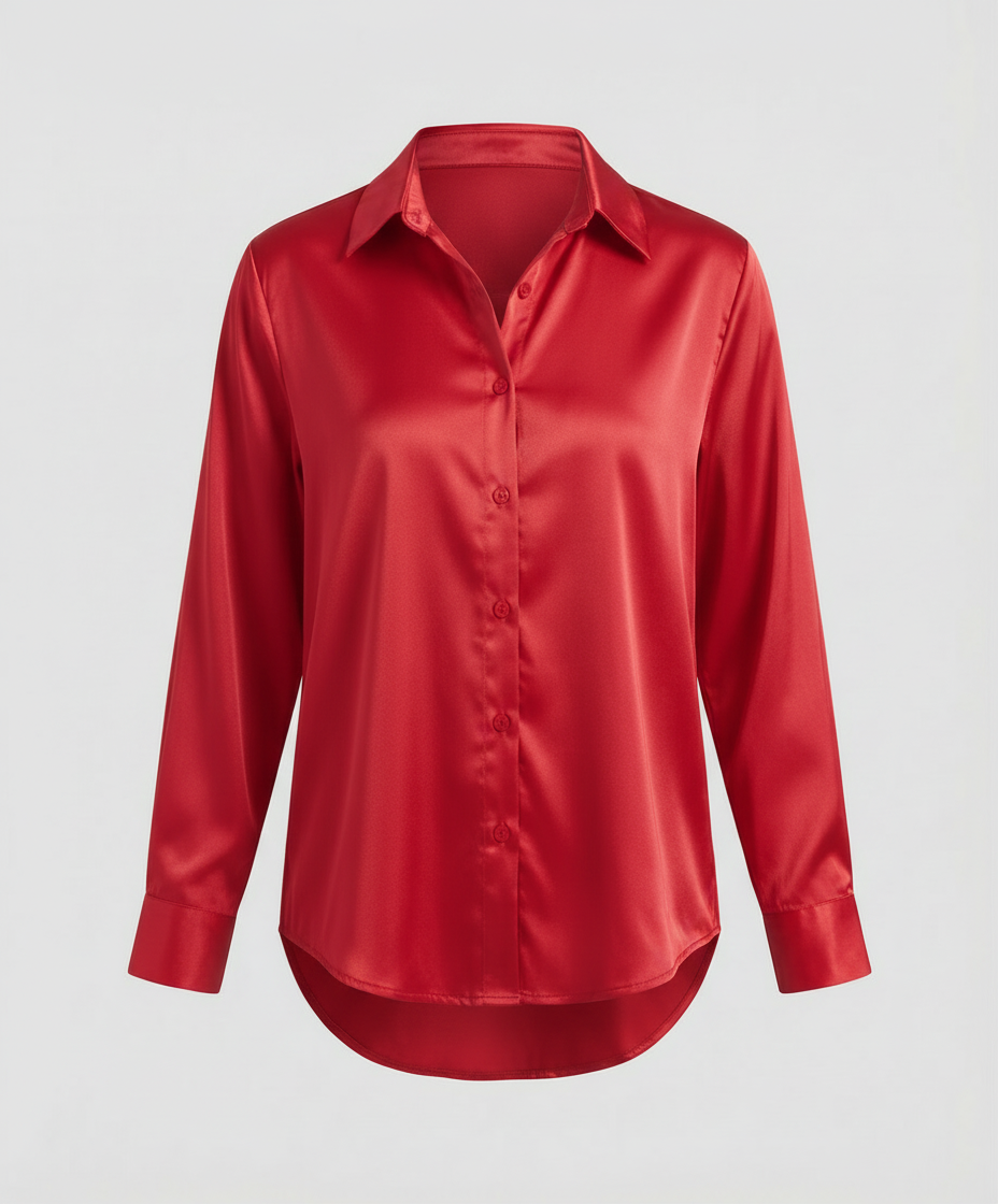 Elegantes Langarmhemd Herren Stilvoll