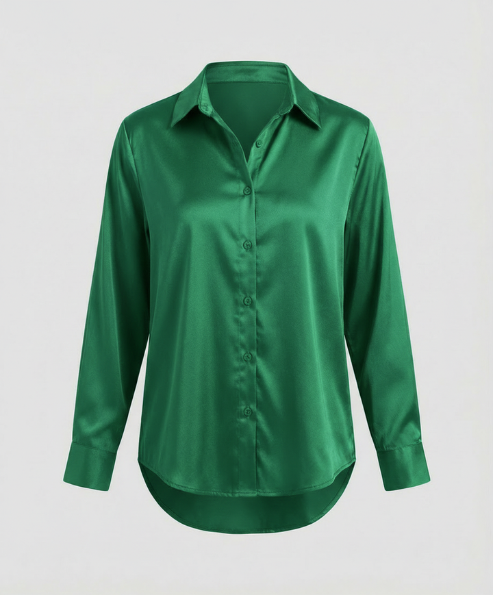 Elegantes Langarmhemd Herren Stilvoll