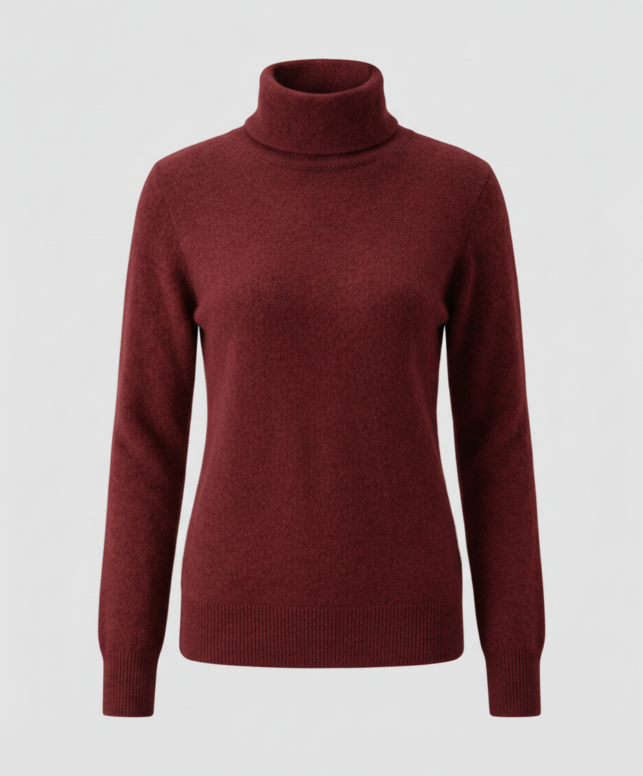 Weicher Cashmere Rollkragen Damen