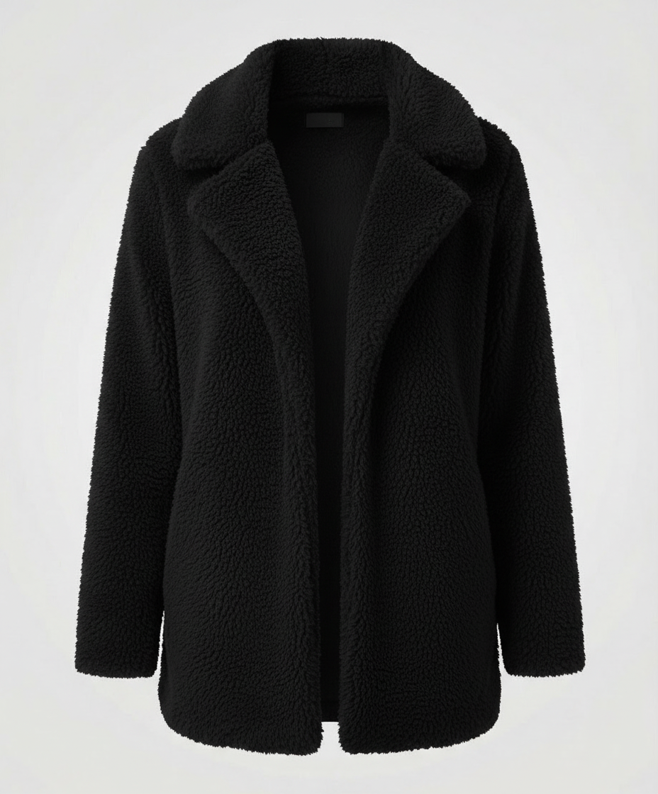 Warmer Fleece Mantel Damen